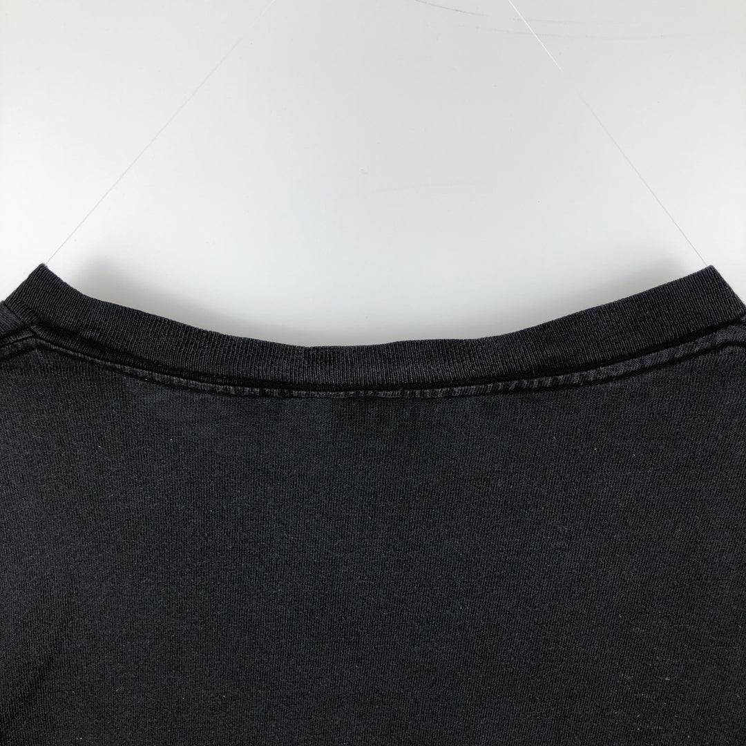 90'S Nike One Point Logo T-shirt Made in USA Men's XL Vintage cotton black type Vintage Second Hand