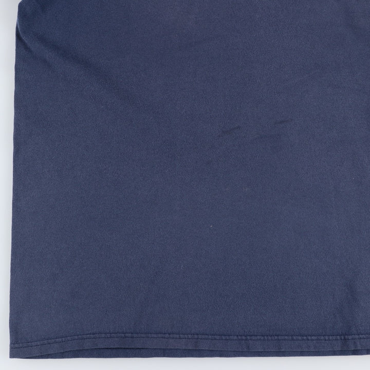 90'S Nike V-neck sports t-shirt, made in USA, men's size XL (approx.), vintage. cotton navy blue type Vintage Second Hand