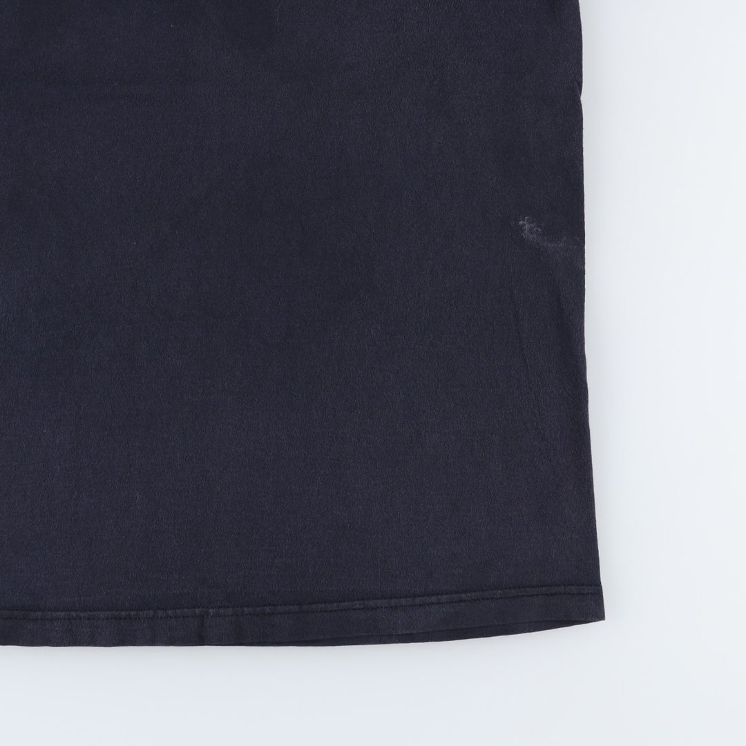 90'S NO FEAR Logo Print T-Shirt, Made in USA, Men's Size M (approx.), Vintage cotton black type Vintage Second Hand