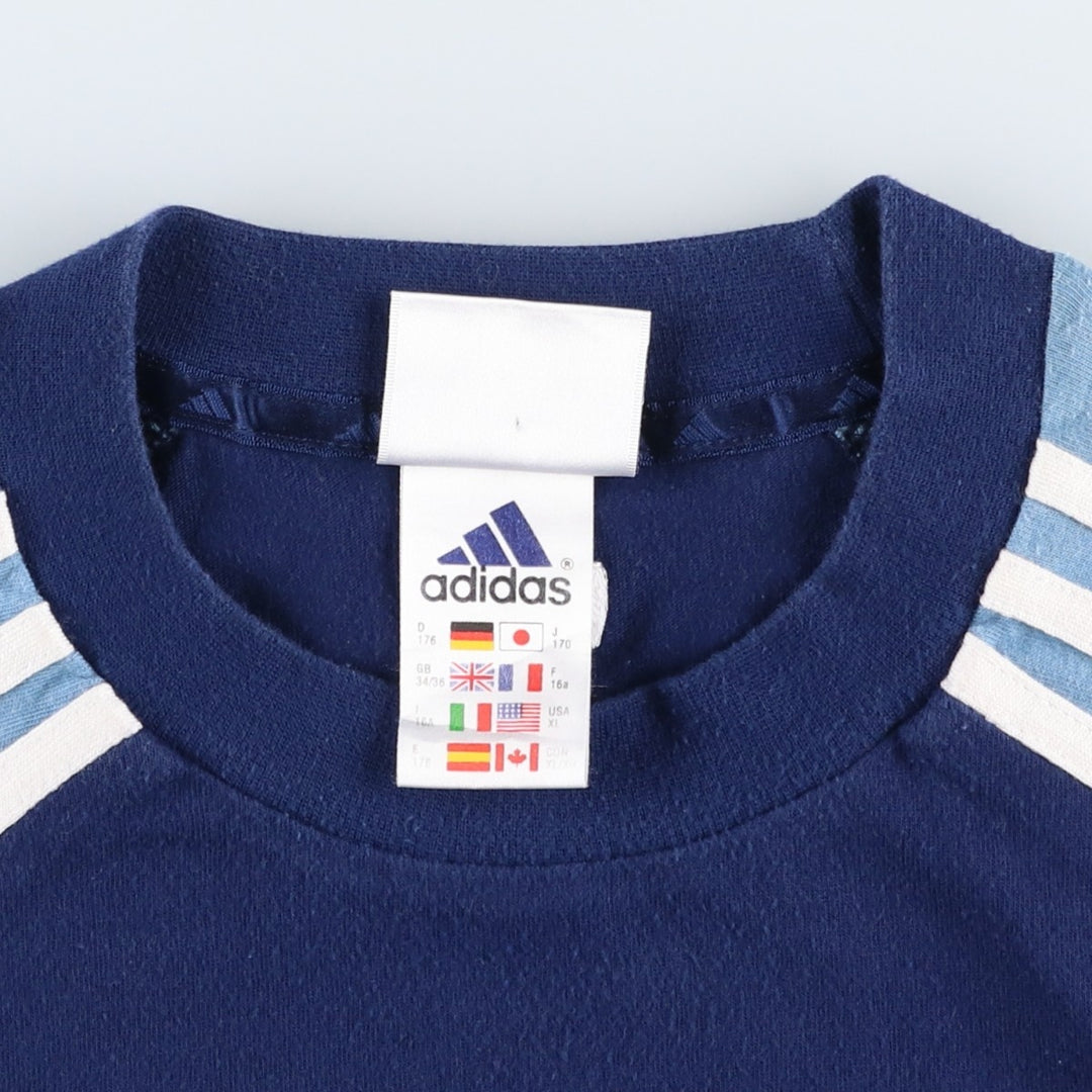 2000'S Adidas Spain National Team Sports T-shirt, Men's XL size cotton navy blue type Vintage Second Hand