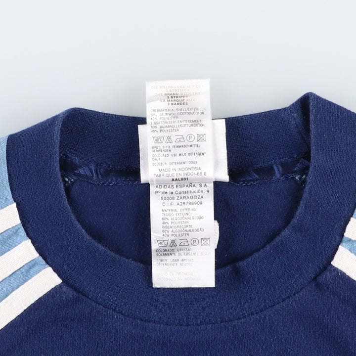 2000'S Adidas Spain National Team Sports T-shirt, Men's XL size cotton navy blue type Vintage Second Hand