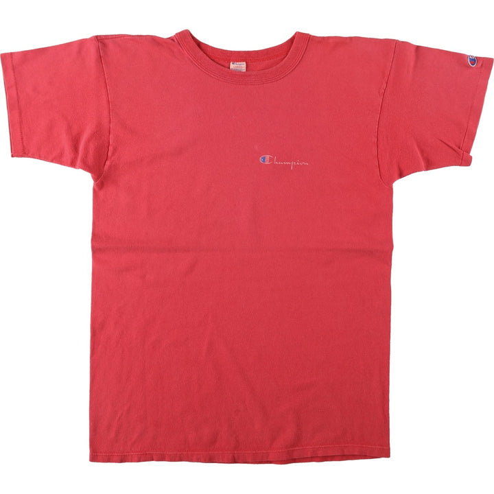 Vintage 1980'S Champion Trico Tag Logo Print T-Shirt, Made in USA, Men's Size L cotton red type Vintage Second Hand