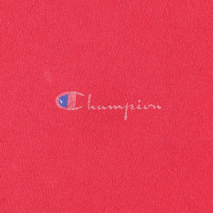 Vintage 1980'S Champion Trico Tag Logo Print T-Shirt, Made in USA, Men's Size L cotton red type Vintage Second Hand
