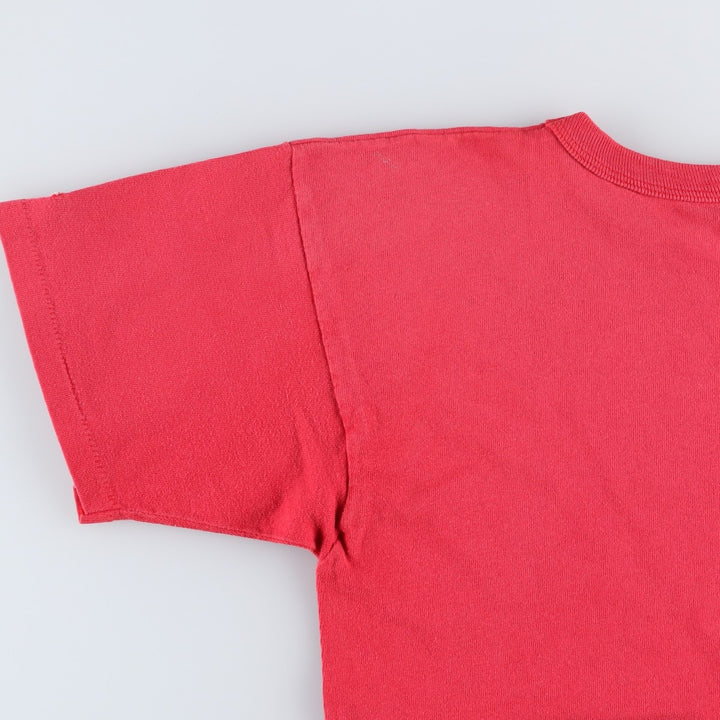 Vintage 1980'S Champion Trico Tag Logo Print T-Shirt, Made in USA, Men's Size L cotton red type Vintage Second Hand