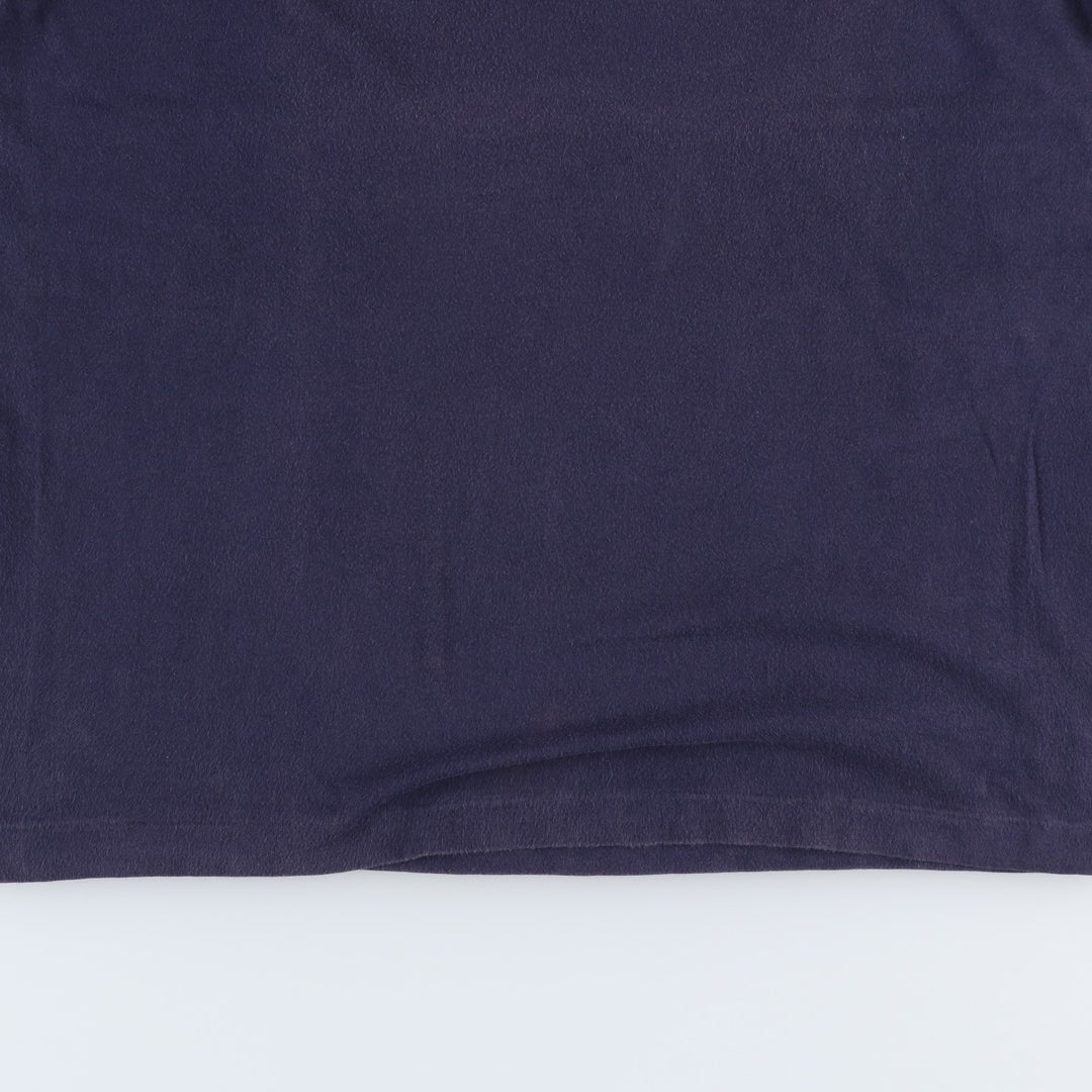 80'S Champion Tricolor Tag Logo Print T-Shirt, Made in Italy, Men's Size M (approx.), Vintage cotton navy blue type Vintage Second Hand