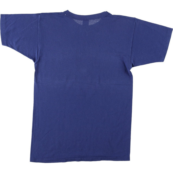 80'S Champion Tricolor Tag Milwaukee Brewers Sports Print T-Shirt, Made in USA, Men's Size M (Equivalent), Vintage polyester navy blue type Vintage Second Hand