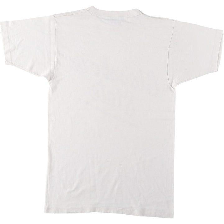 Vintage 1980'S Champion Trico Tag College T-shirt, Made in USA, Men's Size Medium polyester white type Vintage Second Hand
