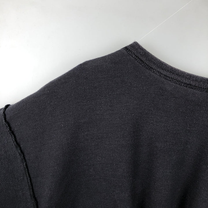 80'S Champion Tricolor Tag Logo T-Shirt, Men's XXL equivalent, Vintage cotton black type Vintage Second Hand