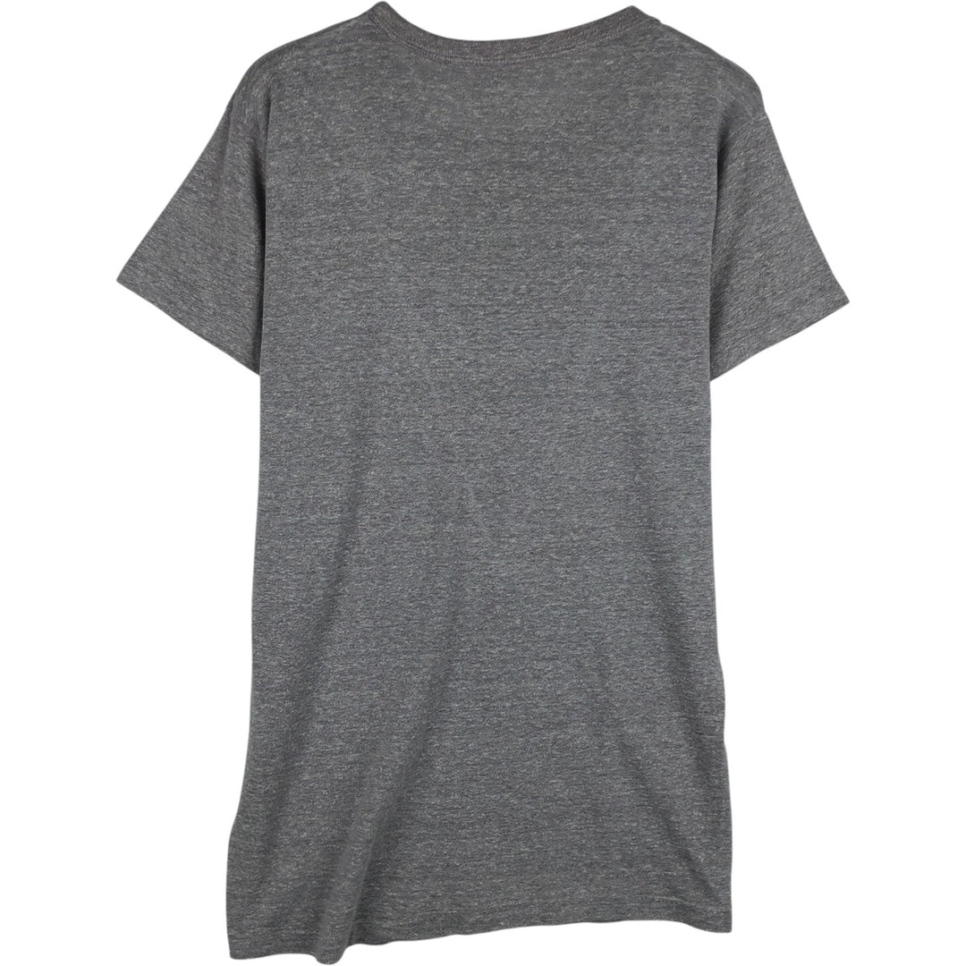 80'S Champion Tricot Tag Bird Print T-Shirt, Made in USA, Men's Size L (approx.), Vintage polyester gray type Vintage Second Hand