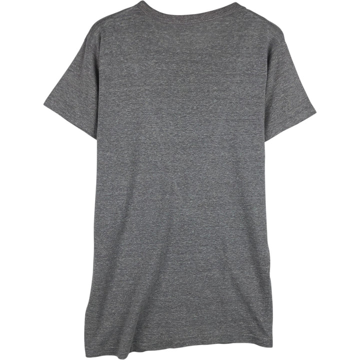 80'S Champion Tricot Tag Bird Print T-Shirt, Made in USA, Men's Size L (approx.), Vintage polyester gray type Vintage Second Hand