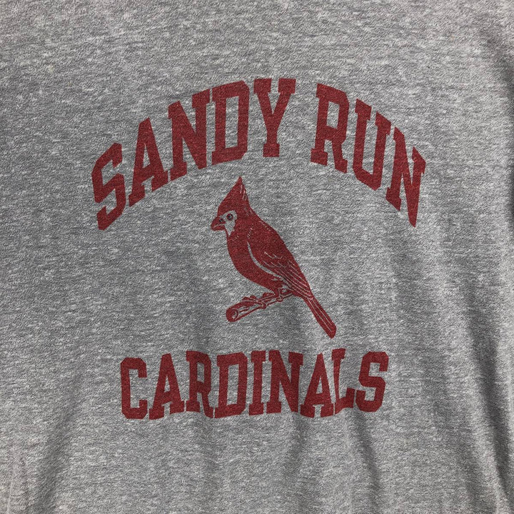 80'S Champion Tricot Tag Bird Print T-Shirt, Made in USA, Men's Size L (approx.), Vintage polyester gray type Vintage Second Hand