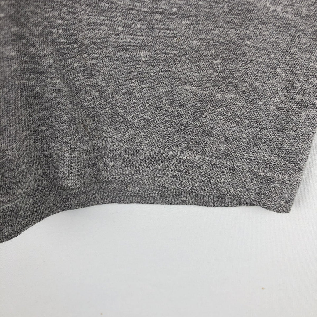 80'S Champion Tricot Tag Bird Print T-Shirt, Made in USA, Men's Size L (approx.), Vintage polyester gray type Vintage Second Hand