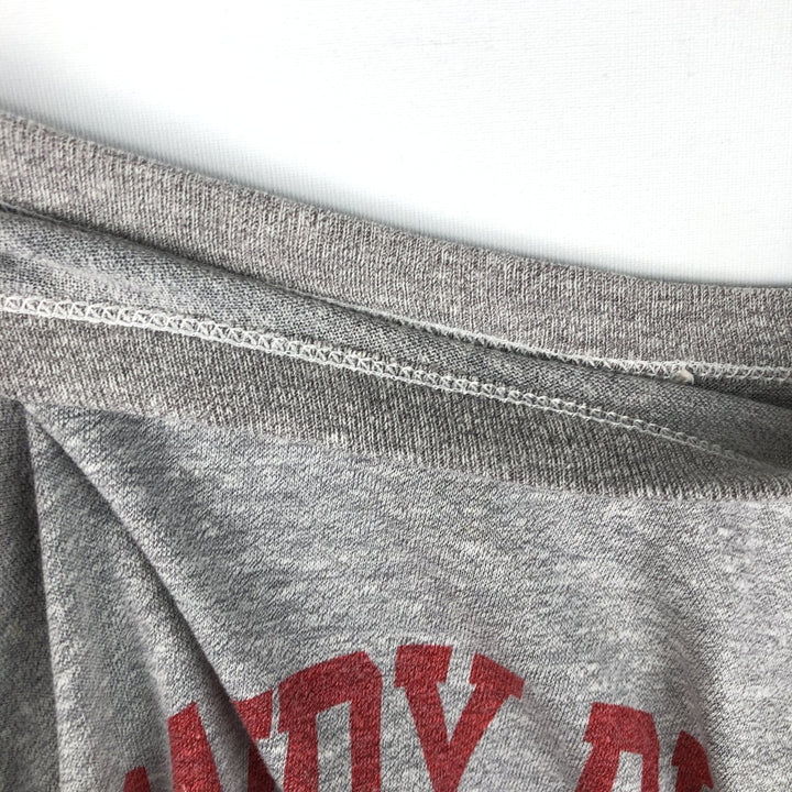 80'S Champion Tricot Tag Bird Print T-Shirt, Made in USA, Men's Size L (approx.), Vintage polyester gray type Vintage Second Hand