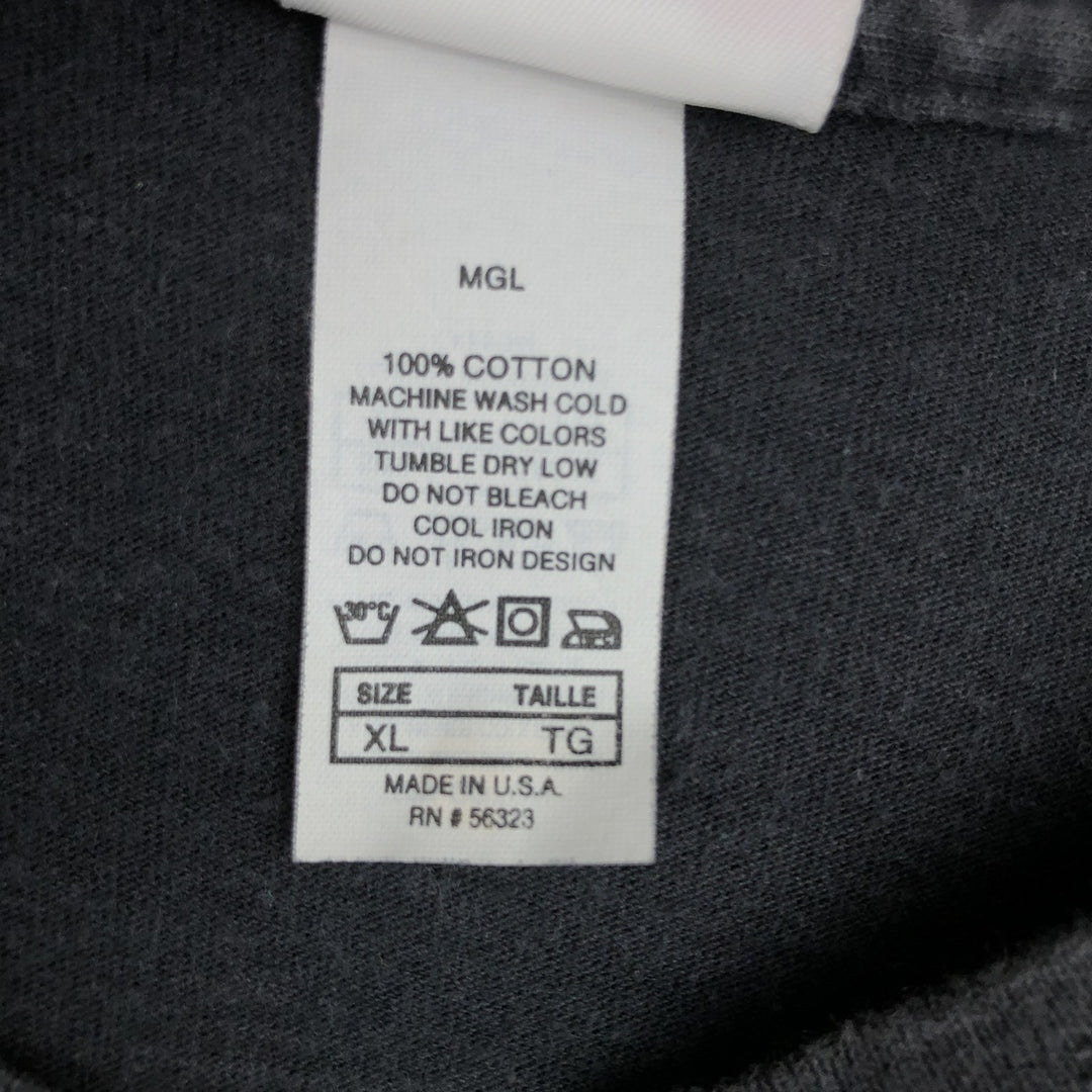 90'S Nike AIR JORDAN Sport Print T-Shirt (Silver Tag) - Made in USA - Men's Size XL (Equivalent) - Vintage cotton black type Vintage Second Hand