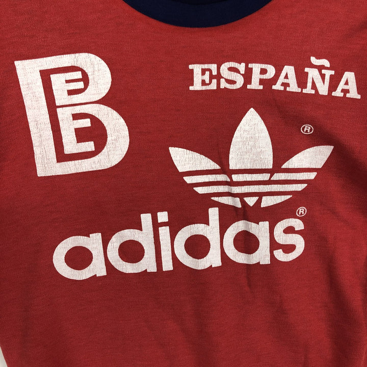 Adidas Trefoil Logo Reversible T-Shirt, Men's Size S (approx.), Vintage unclear red type Vintage Second Hand