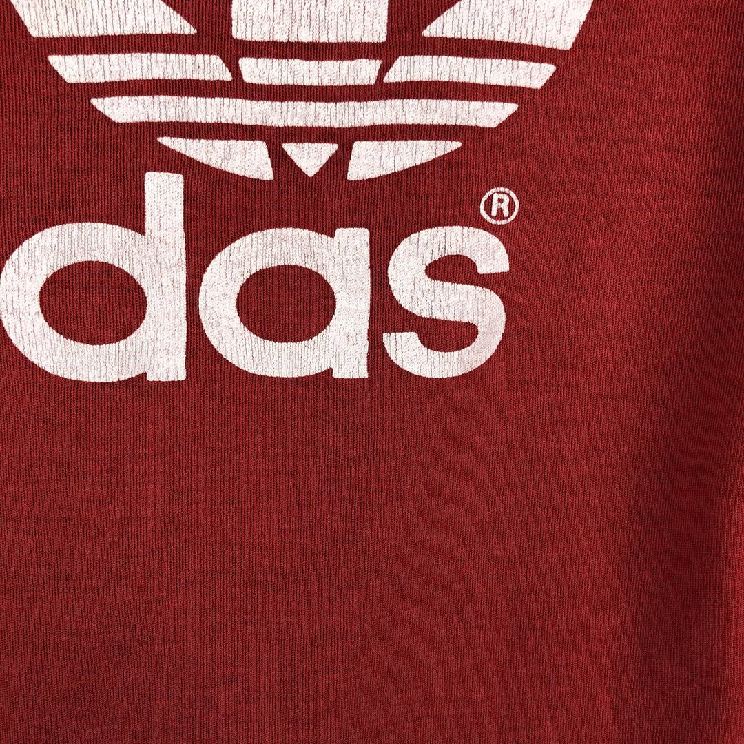 Adidas Trefoil Logo Reversible T-Shirt, Men's Size S (approx.), Vintage unclear red type Vintage Second Hand