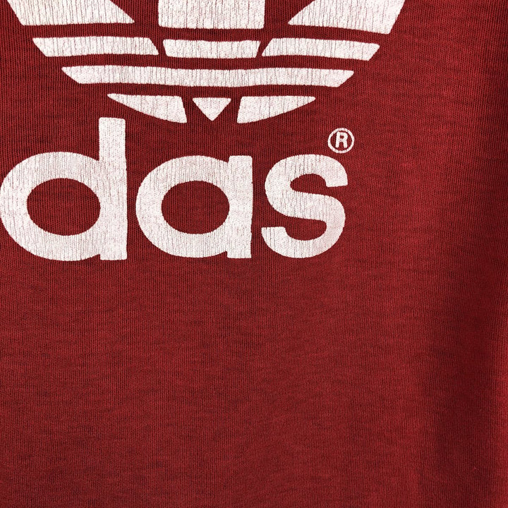 Adidas Trefoil Logo Reversible T-Shirt, Men's Size S (approx.), Vintage unclear red type Vintage Second Hand