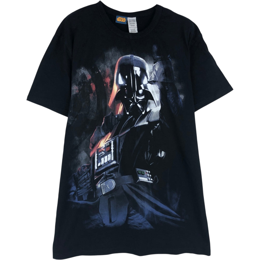 STAR WARS Darth Vader Movie T-shirt for men (size L) cotton black type Vintage Second Hand