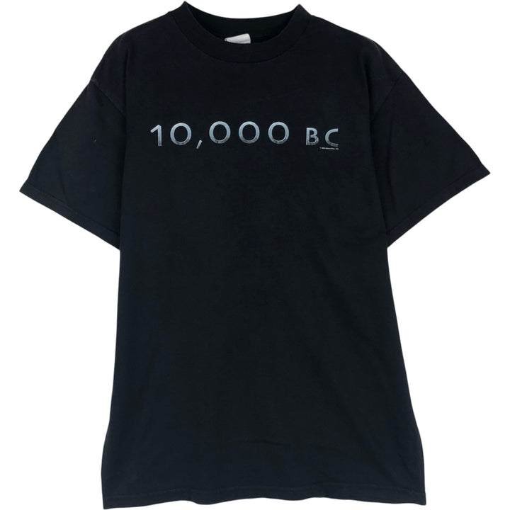 2000'S TENNESSEE RIVER 10,000 BC Movie T-shirt (Men's size M) cotton black type Vintage Second Hand