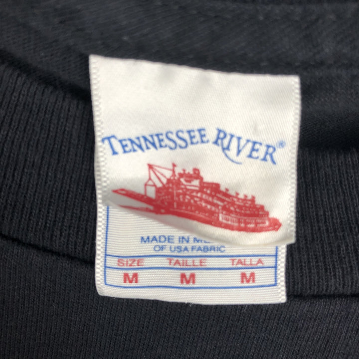 2000'S TENNESSEE RIVER 10,000 BC Movie T-shirt (Men's size M) cotton black type Vintage Second Hand