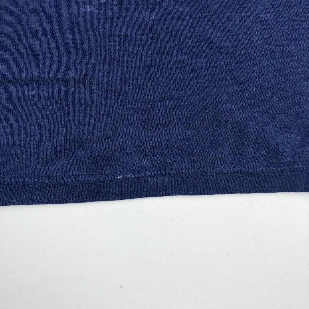 1980'S NFL Los Angeles Rams Tricot Tag Sports Print T-Shirt, Made in USA, Men's Size L (approx.), Vintage polyester Navy blue Vintage Second Hand