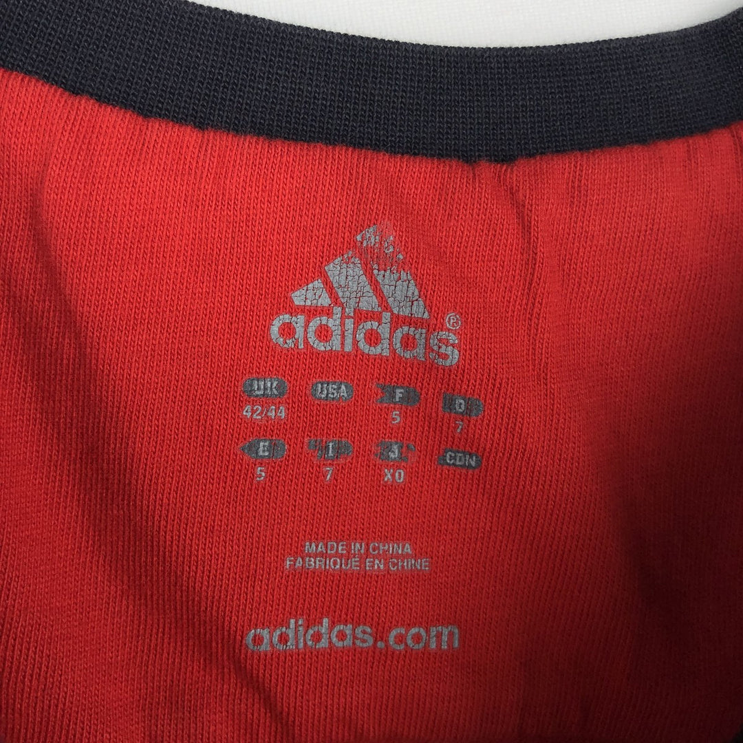 2000'S Adidas Bundesliga Bayern Munich sports t-shirt, men's size S (approx.) cotton red type Vintage Second Hand