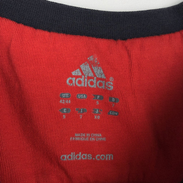 2000'S Adidas Bundesliga Bayern Munich sports t-shirt, men's size S (approx.) cotton red type Vintage Second Hand