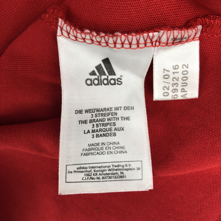 2000'S Adidas Bundesliga Bayern Munich sports t-shirt, men's size S (approx.) cotton red type Vintage Second Hand