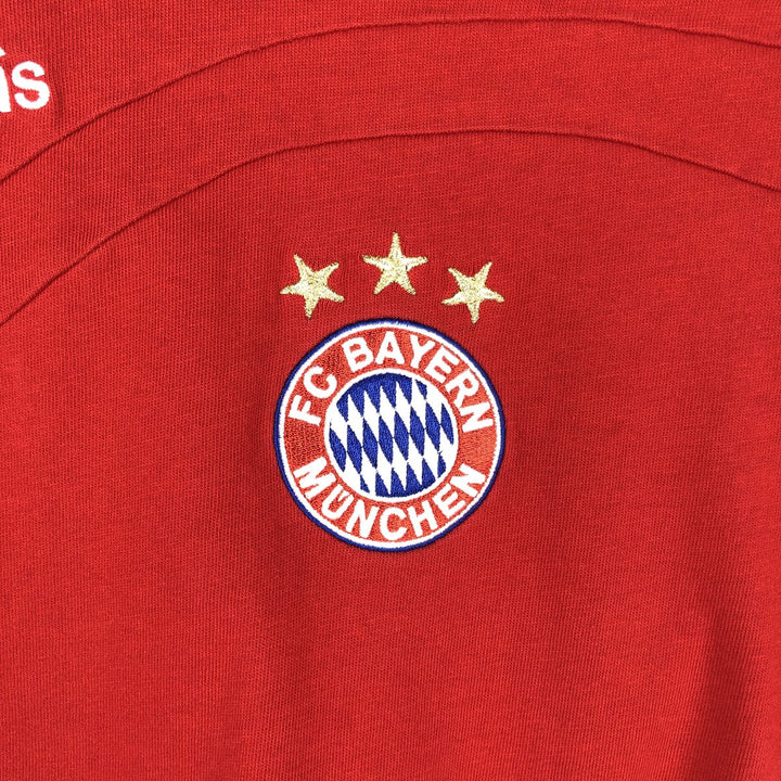 2000'S Adidas Bundesliga Bayern Munich sports t-shirt, men's size S (approx.) cotton red type Vintage Second Hand