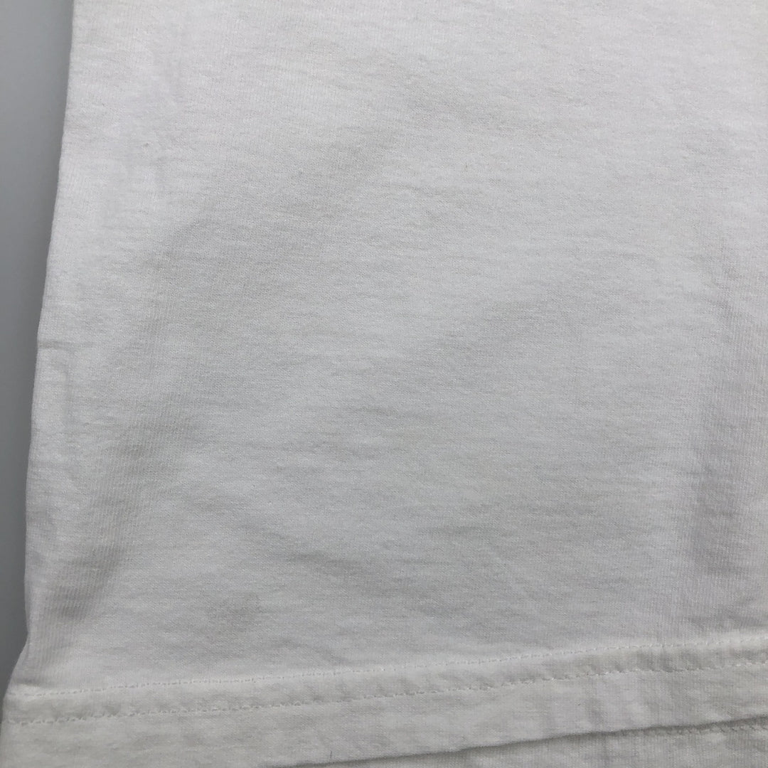 90'S PLANET HOLLYWOOD Advertising T-shirt, Made in USA, Men's M, Vintage cotton white type Vintage Second Hand