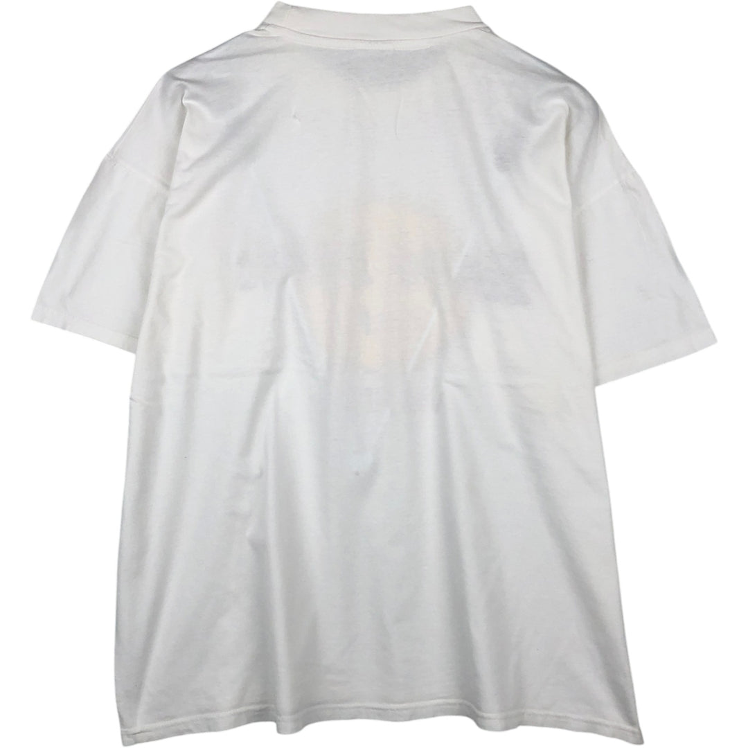 B and C HARD ROCK CAFE Advertising T-Shirt (Men's XXL equivalent) cotton white type Vintage Second Hand