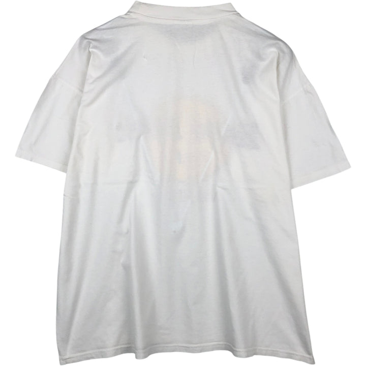 B and C HARD ROCK CAFE Advertising T-Shirt (Men's XXL equivalent) cotton white type Vintage Second Hand