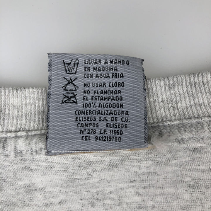 90'S PLANET HOLLYWOOD Advertising T-Shirt, Men's XL equivalent, Vintage cotton gray type Vintage Second Hand