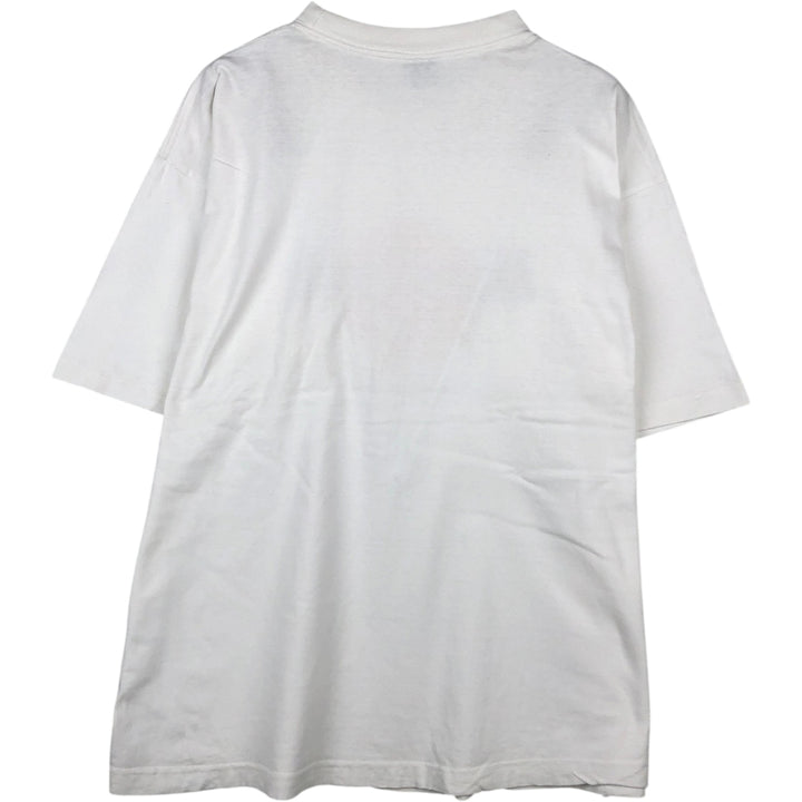 90'S HARD ROCK CAFE Hard Rock Cafe Advertising T-shirt Men's XL Vintage cotton white type Vintage Second Hand