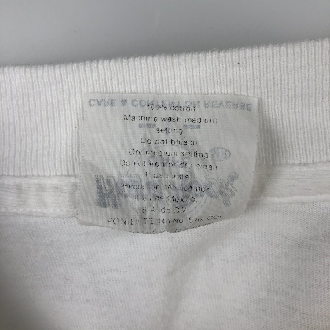 90'S HARD ROCK CAFE Hard Rock Cafe Advertising T-shirt Men's L equivalent Vintage cotton white type Vintage Second Hand