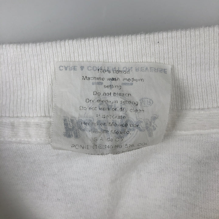 90'S HARD ROCK CAFE Hard Rock Cafe Advertising T-shirt Men's L equivalent Vintage cotton white type Vintage Second Hand