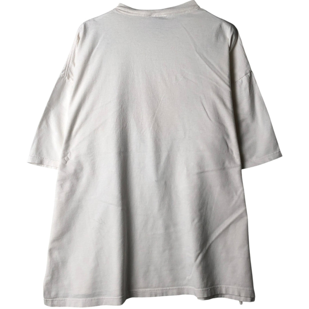 90'S Hard Rock Cafe Advertising T-Shirt, Made in USA, Men's XXL equivalent, Vintage cotton white type Vintage Second Hand