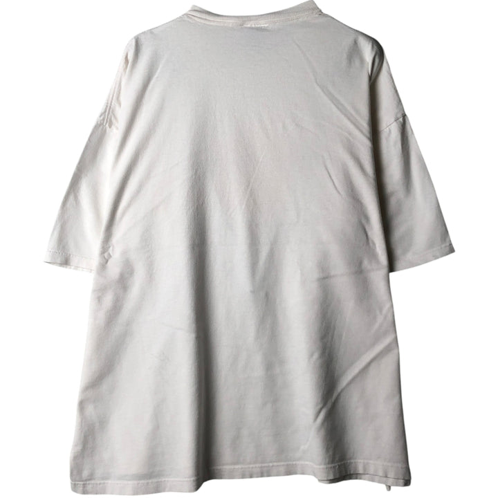90'S Hard Rock Cafe Advertising T-Shirt, Made in USA, Men's XXL equivalent, Vintage cotton white type Vintage Second Hand