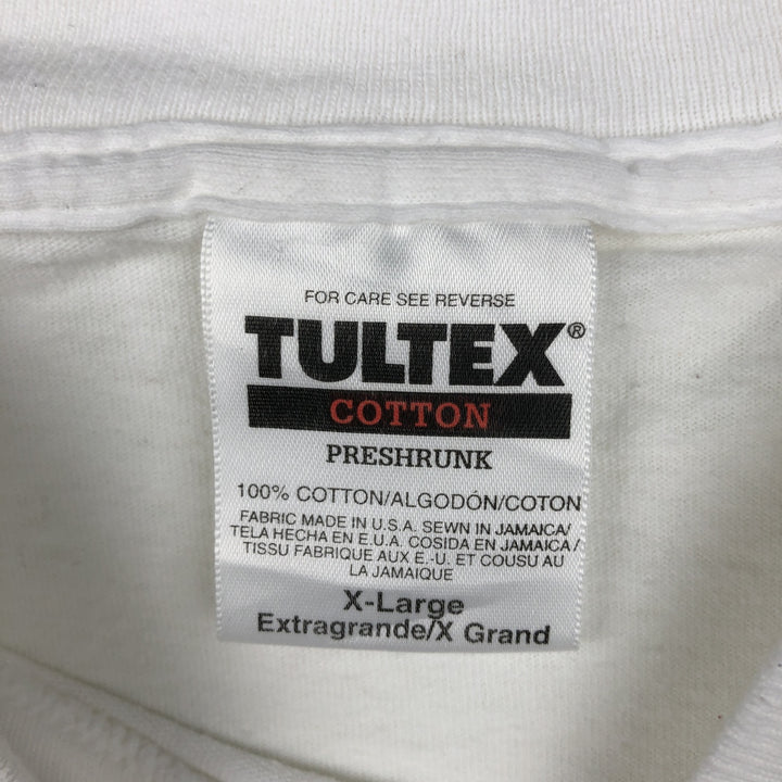 90'S TULTEX HARD ROCK CAFE advertising T-shirt, men's size XL equivalent, vintage. cotton white type Vintage Second Hand