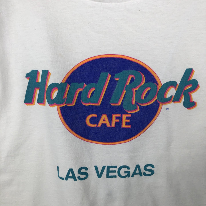 90'S TULTEX HARD ROCK CAFE advertising T-shirt, men's size XL equivalent, vintage. cotton white type Vintage Second Hand