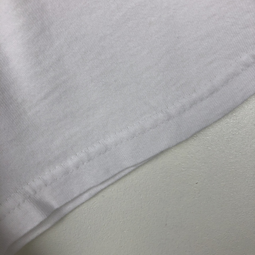 HARD ROCK CAFE Hard Rock Cafe Advertising T-shirt Made in USA Men's L size cotton white type Vintage Second Hand