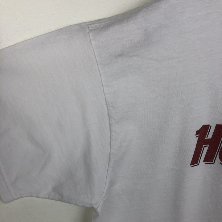 HARD ROCK CAFE Hard Rock Cafe Advertising T-shirt Made in USA Men's L size cotton white type Vintage Second Hand