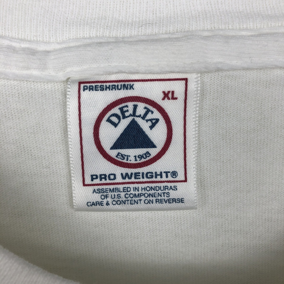 Delta Jimmy Buffett Bud Ice Advertising T-Shirt, Men's Size XL (approx.) cotton white type Vintage Second Hand