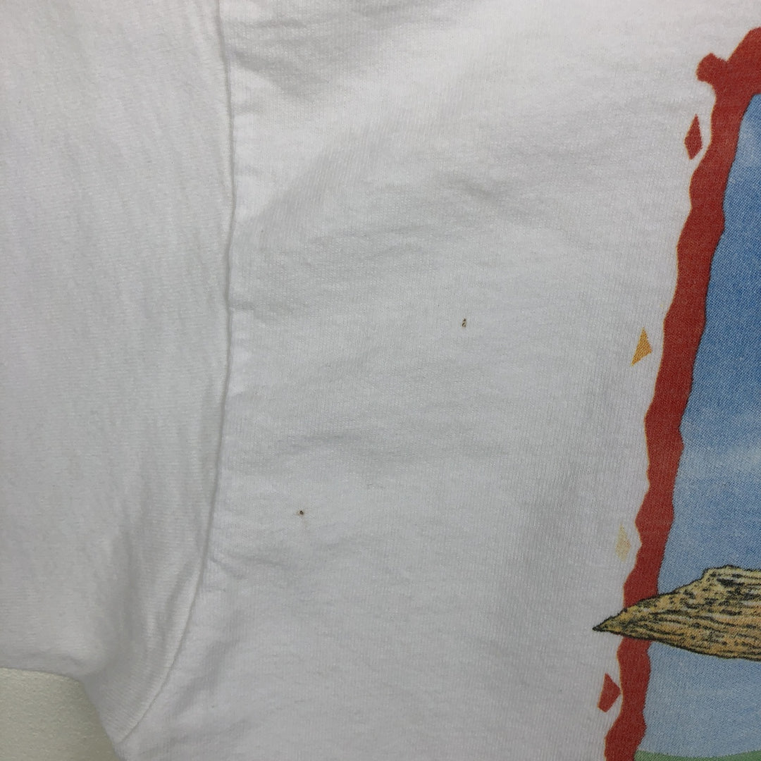 Delta Jimmy Buffett Bud Ice Advertising T-Shirt, Men's Size XL (approx.) cotton white type Vintage Second Hand