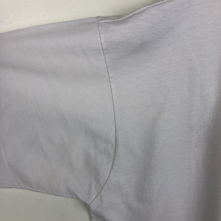 ~90'S Screen Stars Hard Rock Cafe Print Advertising T-Shirt, Made in USA, Men's XL equivalent, Vintage cotton white type Vintage Second Hand