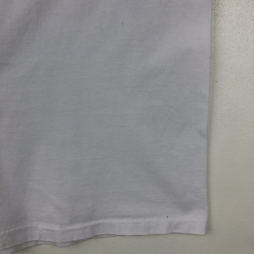 90'S Hanes HARD ROCK CAFE Advertising T-shirt Made in USA Men's XL Vintage cotton white type Vintage Second Hand
