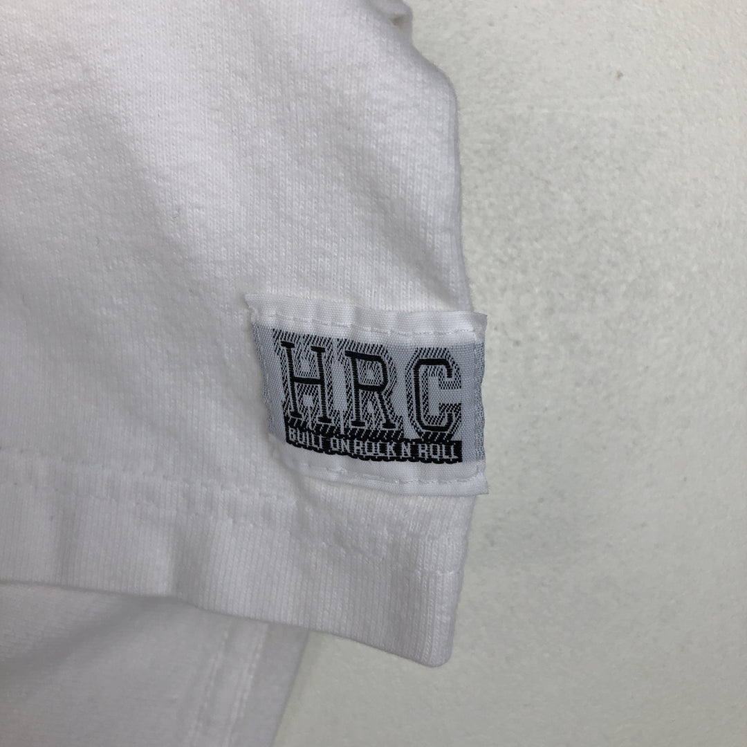 90s-00'S Hard Rock Cafe Advertising T-Shirt, Made in USA, Men's XL equivalent, Vintage cotton white type Vintage Second Hand