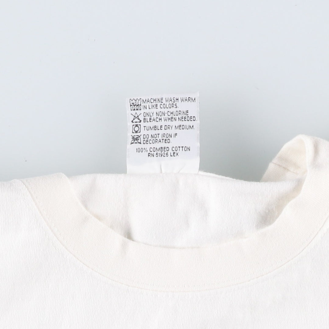 90'S HARD ROCK CAFE Hard Rock Cafe Advertising T-shirt Made in USA Men's M Vintage cotton white type Vintage Second Hand