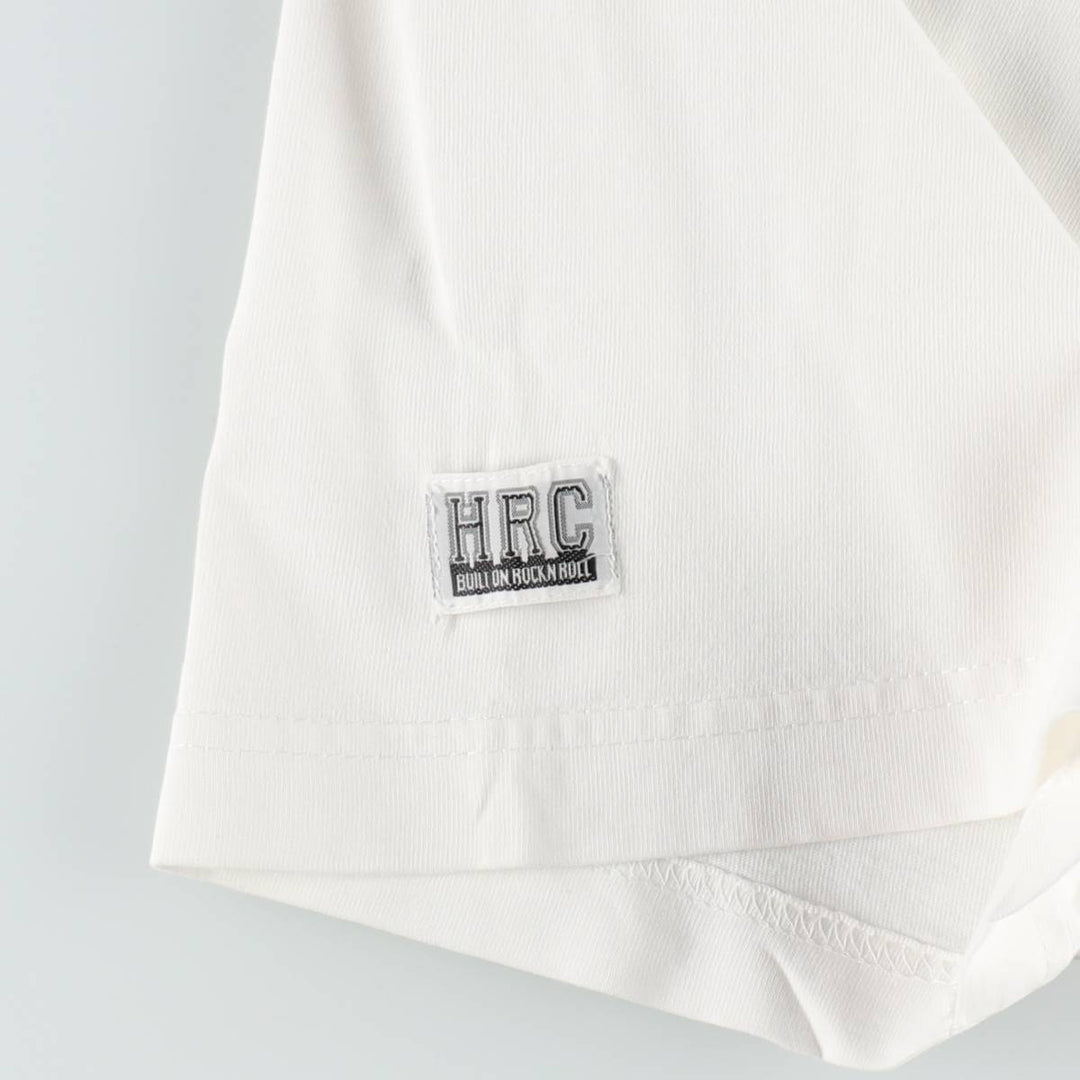HARD ROCK CAFE Print Advertising T-Shirt (Men's Size M) cotton white type Vintage Second Hand