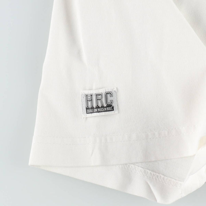 HARD ROCK CAFE Print Advertising T-Shirt (Men's Size M) cotton white type Vintage Second Hand